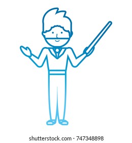 teacher man  vector illustration