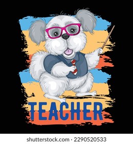 Teacher Mother's day t shirt print template, typography design for mom mommy mama daughter grandma girl women aunt mom life child best mom adorable shirt