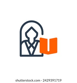 Teacher on Women's Day Vector Icon Illustration