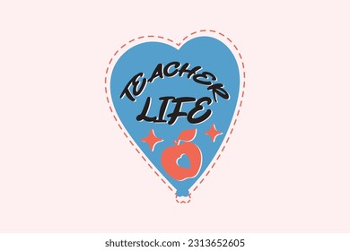 Teacher quotes EPS design, Teacher typography set, Gift card for Teacher's Day