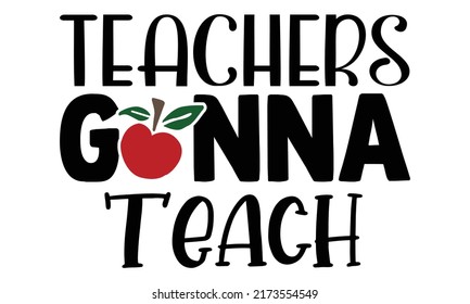 Teacher Quotes SVG Cut Files Designs Bundle.