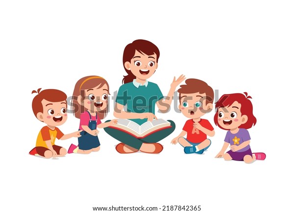 943 Children Listening To A Story Stock Vectors, Images & Vector Art ...