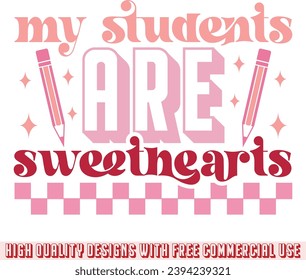 teacher retro design and digital download