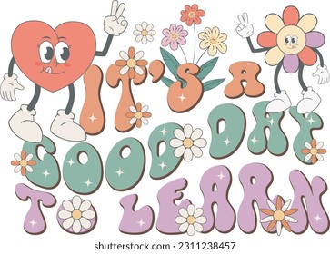 Teacher Retro Flower Sublimation Bundle