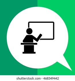 Teacher simple icon
