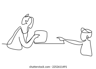 teacher smart student study school line drawing