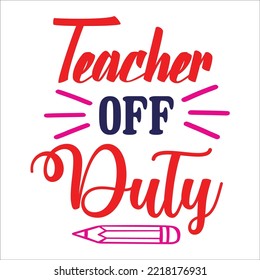 Teacher svg design cut file