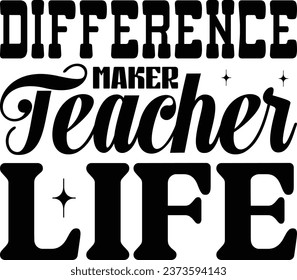 Teacher "svg" design and eps file