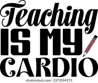 Teacher "svg" design and eps file