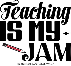 Teacher "svg" design and eps file
