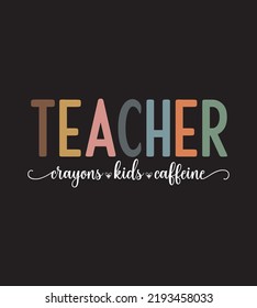 Teacher SVG Design Perfect For T-shirt And Others svg