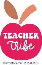 Teacher, Teacher SVG Design, Retro Teacher SVG, Teacher T-shirt