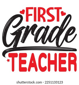 Teacher SVG Design Vector File.