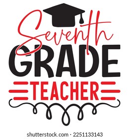 Teacher SVG Design Vector File.