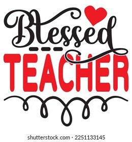 Teacher SVG Design Vector File.