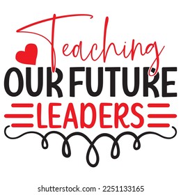 Teacher SVG Design Vector File.