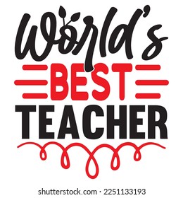 Teacher SVG Design Vector File.