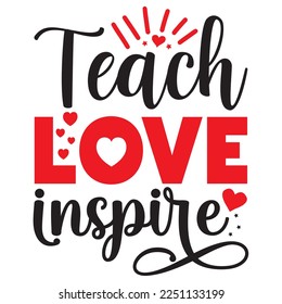 Teacher SVG Design Vector File.