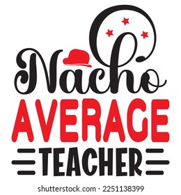 Teacher SVG Design Vector File.