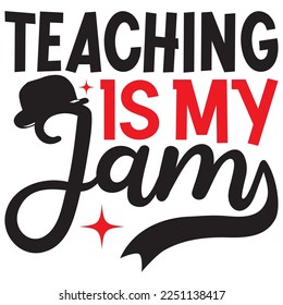 Teacher SVG Design Vector File.