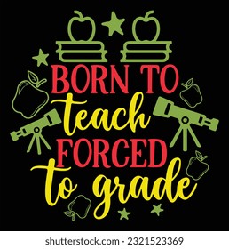 Teacher Svg Quotes Vector design