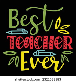 Teacher Svg Quotes Vector design