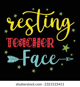 Teacher Svg Quotes Vector design
