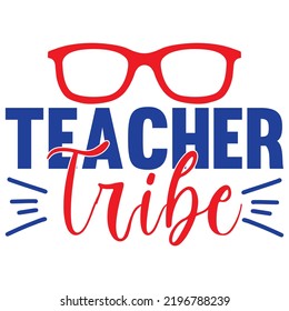 Teacher SVG T-Shirt Design Vector File.