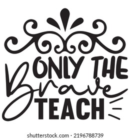 Teacher SVG T-Shirt Design Vector File.