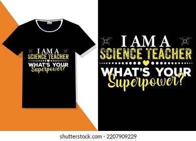 teacher t shirt design or teacher typography