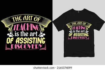 Teacher t shirt design vector, graduation , Best teacher t shirt