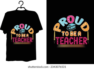 Vector de diseño de camisetas para profesores