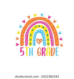 Diseño vectorial de la tipografía de camisetas para profesores
