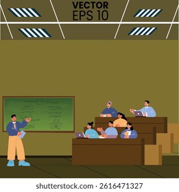 Teacher teach to the student