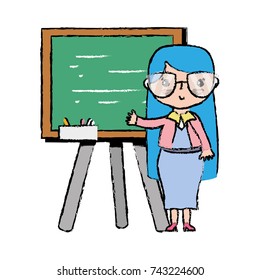 teacher teaching class lesson in the backcoard