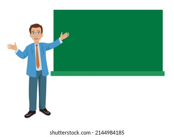 teacher teaching in class at school