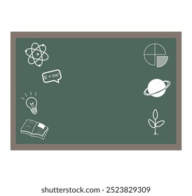 o professor está ensinando na frente da turma, explicando a lição no quadro-negro, dia internacional dos professores