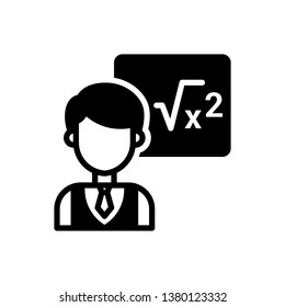 Teacher, Teaching Icon Vector Illustration Logo Template