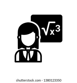 Teacher, Teaching Icon Vector Illustration Logo Template