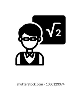 Teacher, Teaching Icon Vector Illustration Logo Template