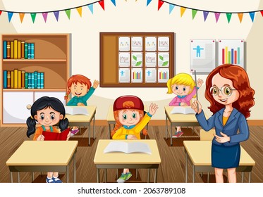 756 Clipart empty classroom Stock Illustrations, Images & Vectors ...