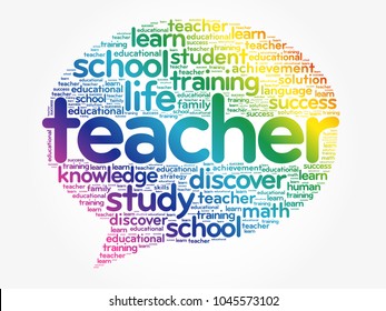 Teacher Word Images Stock Photos Vectors Shutterstock