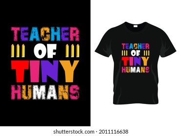profesor de camiseta humana. camiseta del día del profesor