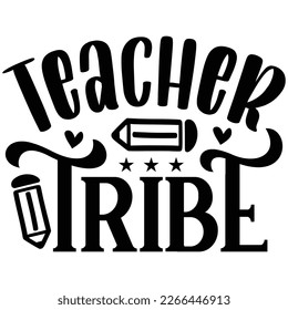 teacher tribe t shirt design