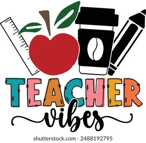 Teacher Tshirt Design, High - Quality Design, Retro Teacher Tshirt Design Template
