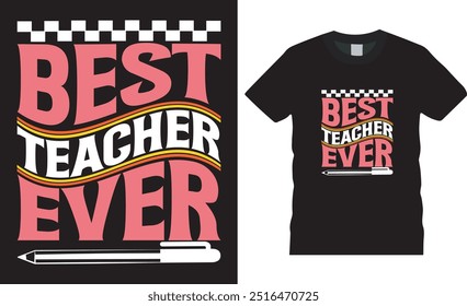 Teacher T-shirt Design vector illustration.Dear Parents Tag You're It Love Teachers,Preschool Teacher's Battery Life Funny Pre-K Teacher,Kindergarten Rocks Back To School Teacher T-Shirt Design.