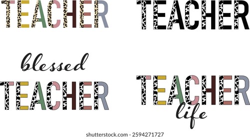 Teacher, Valentine, Coquette bow, Dalmatian dots retro Checkered, 100 days school, custom name, Life, teach love inspire, Pencil, elements, rainbow, Quote, techer, apple