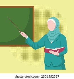 teacher vector art design ilustration