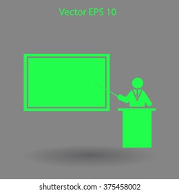 teacher vector icon