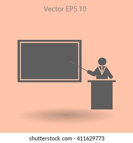 teacher vector icon